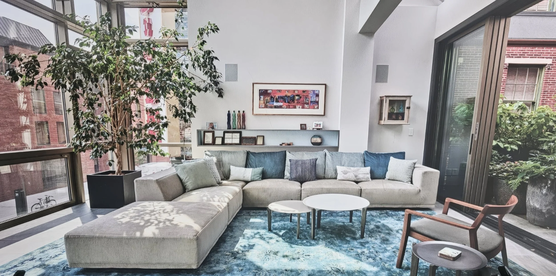 Home of happy clients after successful townhome closing