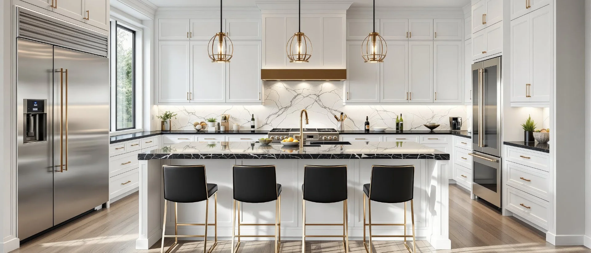 Modern kitchen in a home for sale