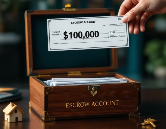 Earnest money deposit check