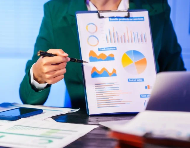 Real estate market analysis chart