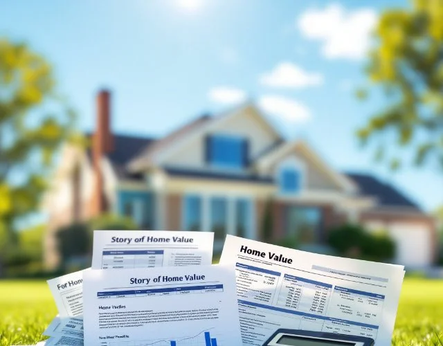 Home value assessment documents and calculator